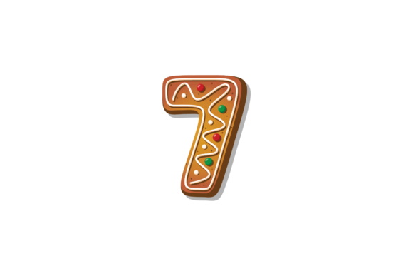 Alphabet Number 7 Christmas Cookies Embroidery Design Review