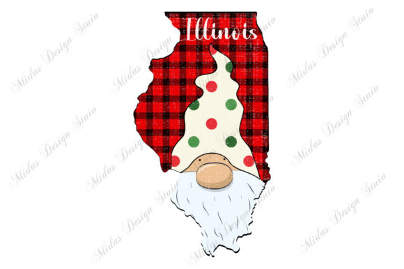 Buffalo Plaid Illinois Christmas Crafts
