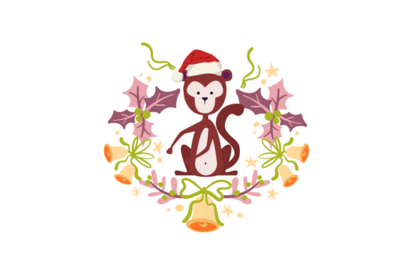 Christmas Frames Border with Animal Illustrations