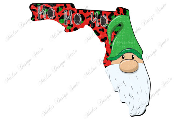 Grunge Florida Christmas with Gnome Embroidery Review