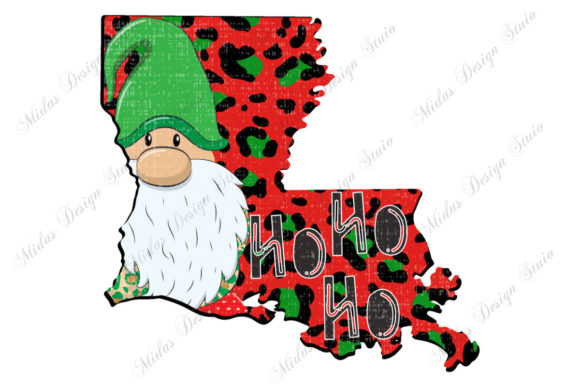 Grunge Louisiana Christmas with Gnome Crafts