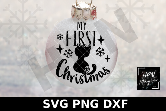 My First Christmas SVG Pet Illustrations