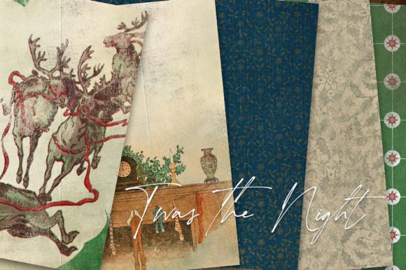 Twas the Night Backgrounds for Creative Branding